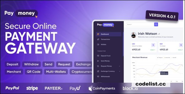 PayMoney v4.0.1 - Secure Online Payment Gateway - nulled