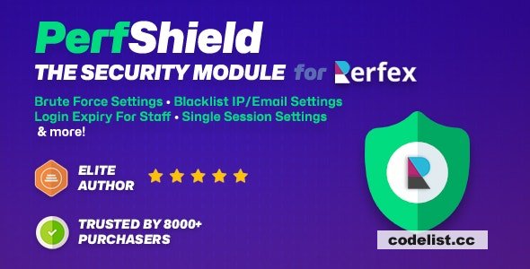 PerfShield v1.1.0 - 适用于 Perfex CRM 的强大安全工具集