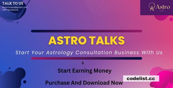 AstroTalks v1.0 - Astrology Consultation Script
