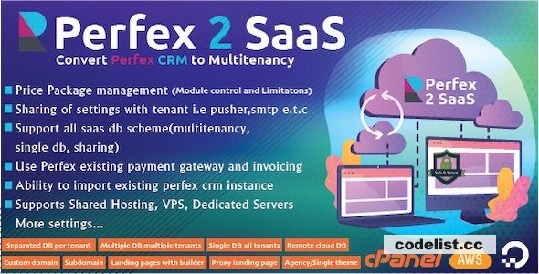 Perfex CRM SaaS Module v0.2.2 - Transform Your Perfex CRM into a Powerful Multi-Tenancy Solution
