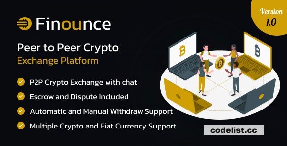 Finounce v1.1 - An Advance Peer to Peer Crypto Exchange Platform