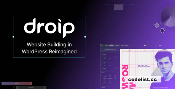 Droip v1.0.0 - No-Code website builder for WordPress