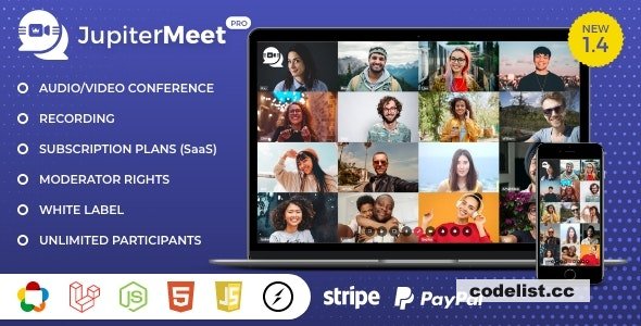 JupiterMeet Pro v1.6.0 - White Label Video Conference - nulled