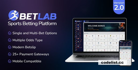 BetLab v2.0 - Sports Betting Platform - nulled