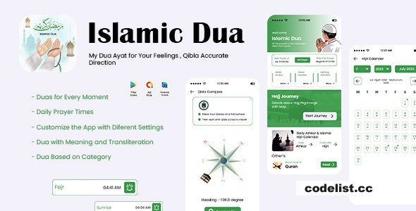 Islamic Dua v1.0 - Hijri Calendar - Hijri Islamic Calendar - YThe Islamic Calendar - Muslim Apps