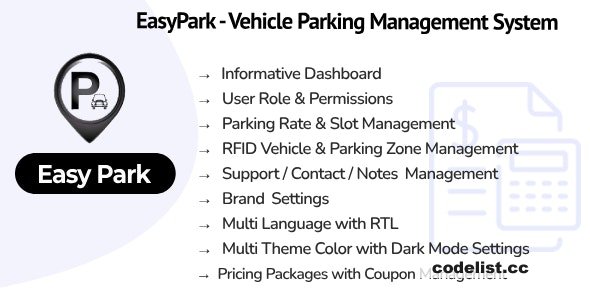 EasyPark SaaS v1.1 - Vehicle Parking Management System