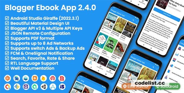 Blogger Ebook App v2.4.0 - Blogger API v3 