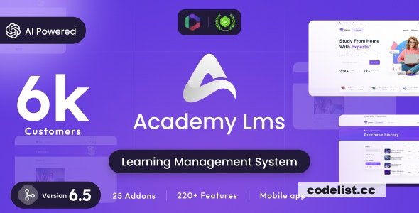 Academy LMS v6.7 - Learning Management System - nulled