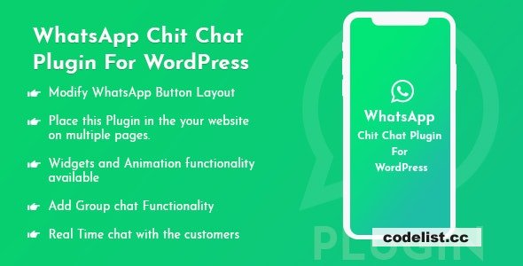 Chit v1.0.3 - WhatsApp Chat WordPress Plugin