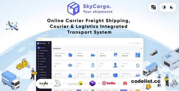 SkyCargo - 货运、快递服务和物流的综合运输系统