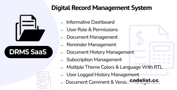 DRMS SaaS v1.6 - Digital Record Management System