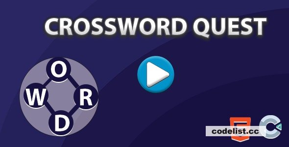 Crossword Quest - Html5 Game