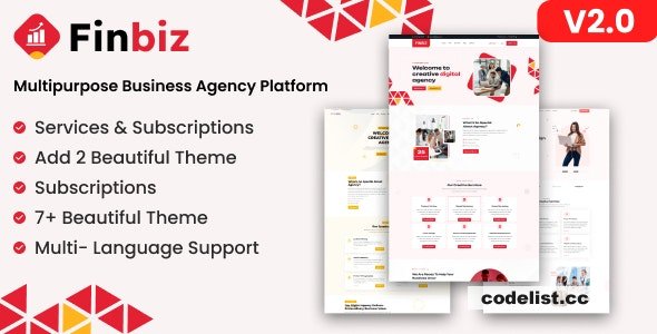 FinBiz v2.1.0 - Multipurpose Business Agency Platform