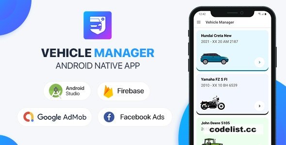 Vehicle Manager with Php Backend - Android (Kotlin) v1.6