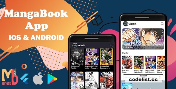 MangaBook v1.6.0 - Flutter Manga App with Admin Panel 