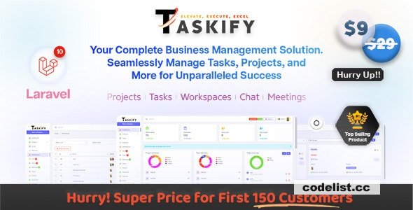 Taskify v1.0.4 - Project Management - Task Management & Productivity Tool 