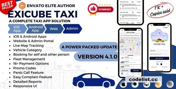 Exicube Taxi App v4.1.4