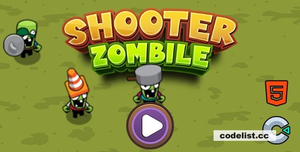Shooter Zombile - Html5 (Construct3) 