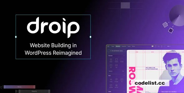 Droip v1.1.0 - No-Code website builder for WordPress