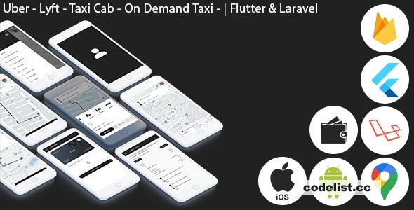 Uber - Lyft - Taxi Cab - On Demand Taxi - Complete Solution v1.0