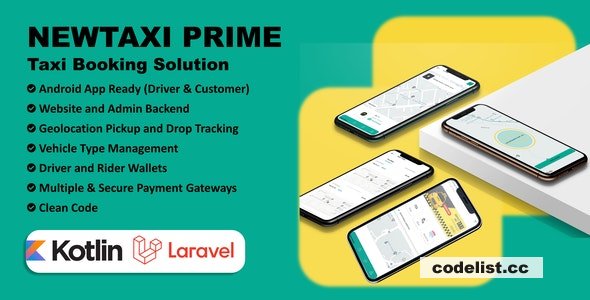 NewTaxi Prime v1.0 - Taxi App With Admin Panel