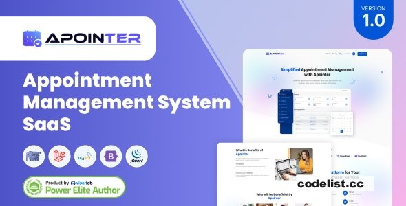 Apointer v1.0 - Appointment Management System SaaS - nulled