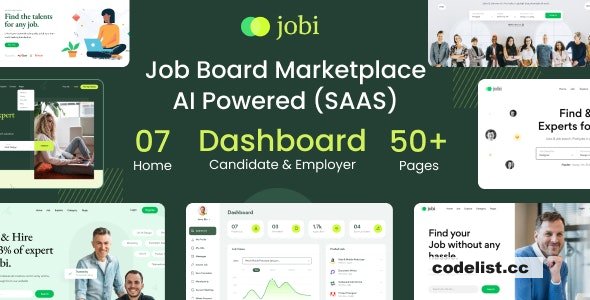 Jobi v1.6 - Job Board Marketplace - AI Powered (SAAS) - nulled