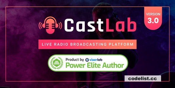 CastLab v3.0 - Live Radio Broadcasting Platform - nulled