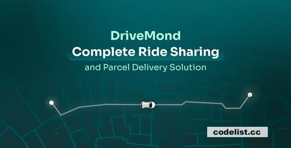 DriveMond v1.7 - Ride Sharing & Parcel Delivery Solution Scripts - nulled