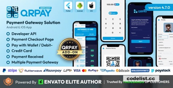 QRPay Merchant v4.7.0 - Payment Gateway Solution 