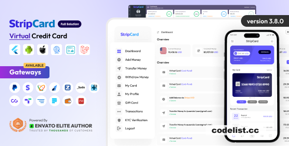 StripCard v3.8.0 - Virtual Credit Card Full Solution - nulled