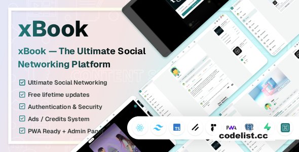 xBook v1.0 - Social Networking JS Script