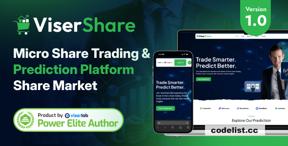 ViserShare v1.0 - Micro Share Trading And Prediction Platform - nulled